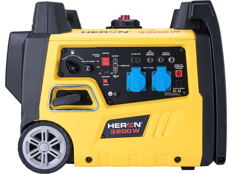 HERON 8896221 elektrocentrála digitální invertorová 5,4HP/3,2kW, elektrický start Obrázek