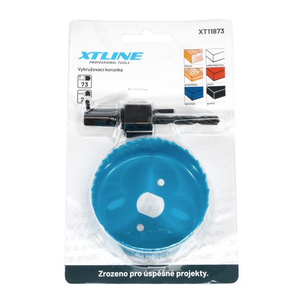 XTline XT11860 korunka vykružovací 60 mm na dřevo, plast a sádrokarton Obrázek