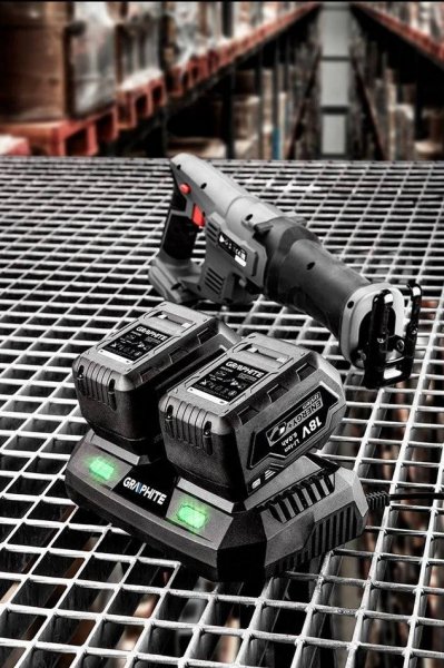 GRAPHITE ENERGY+ 58G085 nabíječka na dvě baterie, 2x 3A Obrázek