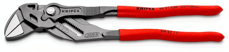 KNIPEX 8601250.09 klešťový klíč černěný 250mm (paralel) Obrázek