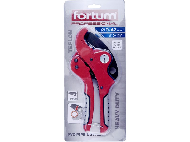 FORTUM 4775011 nůžky na plastové trubky 0-42mm