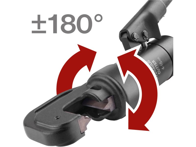 FORTUM 4900172 kleště štípací hydraulické pákové 4-16mm, 430mm Obrázek