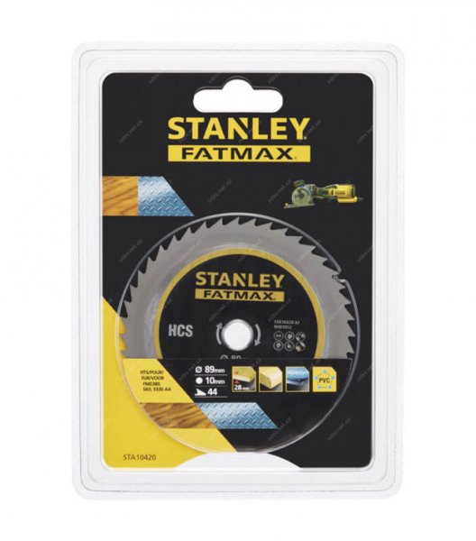 STANLEY STA10420 pilový kotouč HCS 89x10mm 44 zubů Obrázek