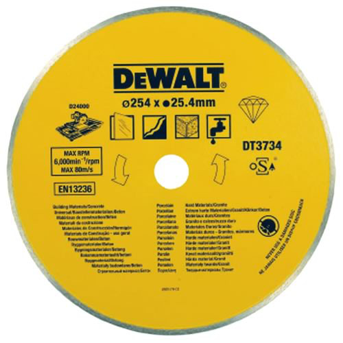 DeWALT DT3734 254x25,4mm DIA kotouč na kameninu pro D24000 Obrázek