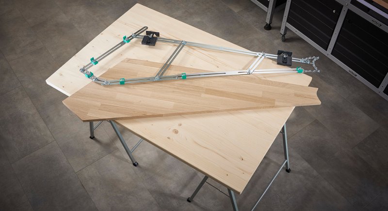 Wolfcraft schodišťová šablona Obrázek