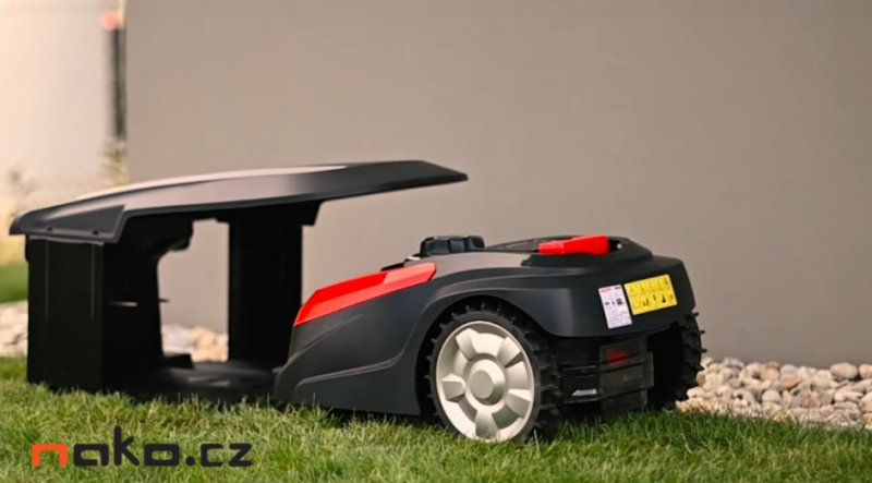 HECHT 5608 robotická aku sekačka na trávu, LiIon 2,5Ah, Bluetooth Obrázek