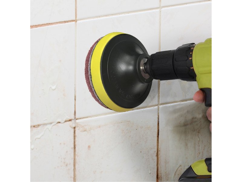 EXTOL CRAFT 904002 sada čistících a leštících kotoučů do vrtačky 100mm 10ks Obrázek