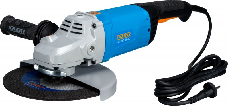 NAREX EBU 230-26 HD 2600W úhlová bruska Heavy Duty / SoftStart Obrázek