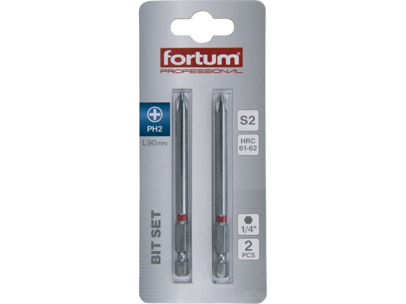 FORTUM-KITO bit PH2x90mm, S2 4741222 - 2ks Obrázek