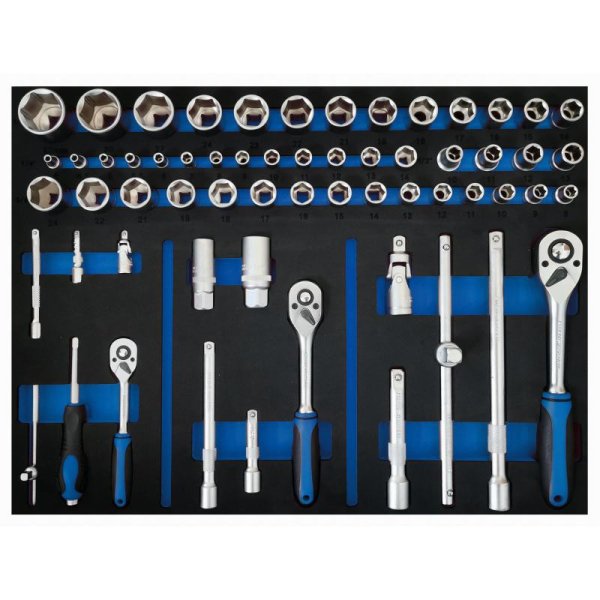 CROMWELL dílenský vozík vybavený s nářadím 124 dílů OCZ5950001A Obrázek