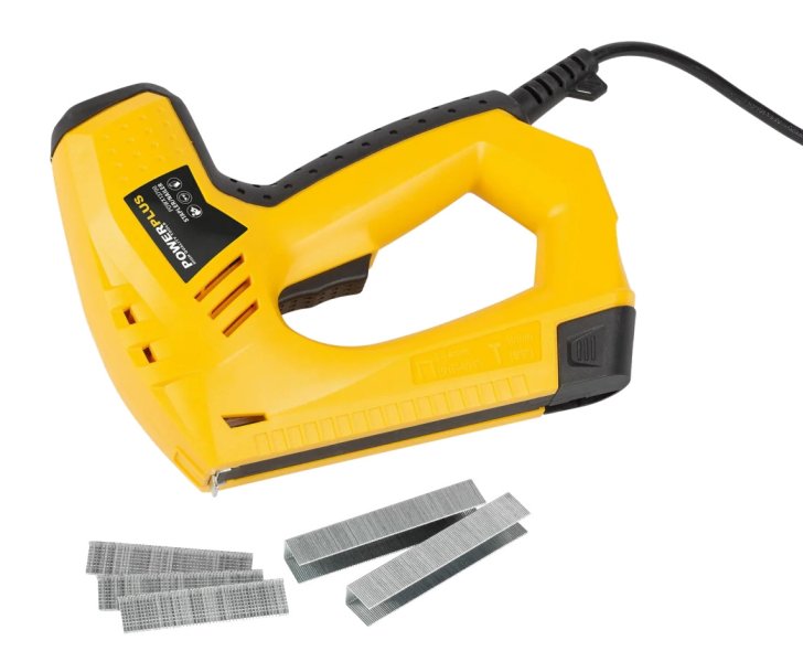 POWERPLUS POWX13700 elektrická sponkovačka a hřebíkovačka Obrázek