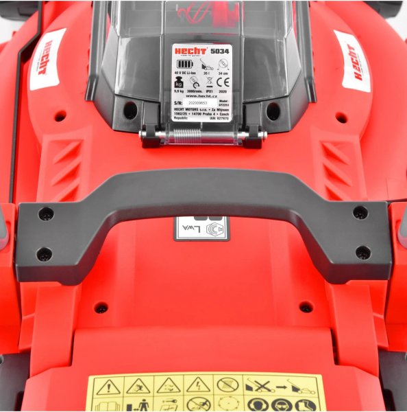 HECHT 5034 akumulátorová sekačka Li-Ion , ACCU program 5040, bez akumulátoru Obrázek