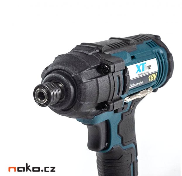 XTline XT102760 aku rázový utahovák 1/4" 18V LiIon 1x2Ah Obrázek