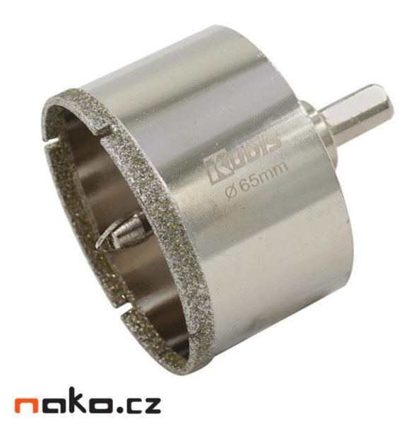 KUBIS 07-02-5065 dia korunka 65mm KERAMIK PLUS se stopkou a středicím vrtákem na obklady Obrázek