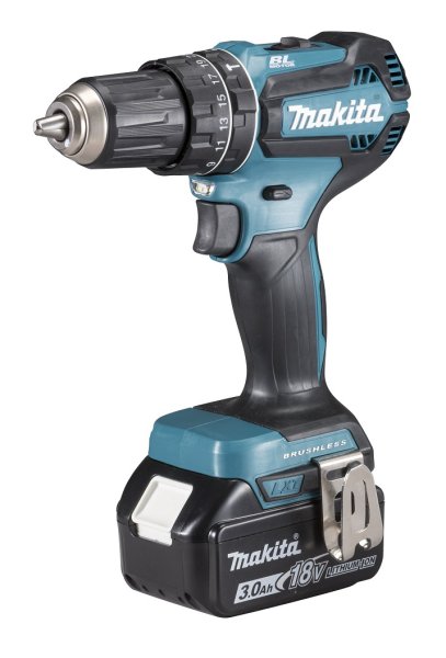 MAKITA DHP485SFJ aku bezuhlíková příklepová vrtačka LXT 18V 3Ah Makpac Obrázek