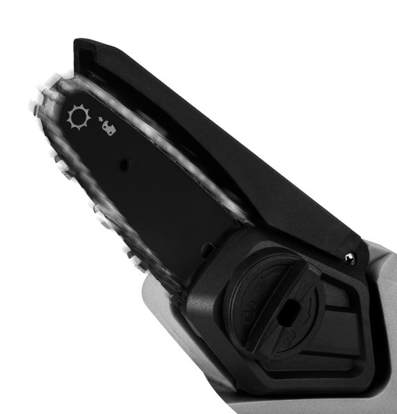 GRAPHITE ENERGY+ 58GE116 jednoruční mini aku řetězová pila 13cm 18V LiIon bez aku Obrázek