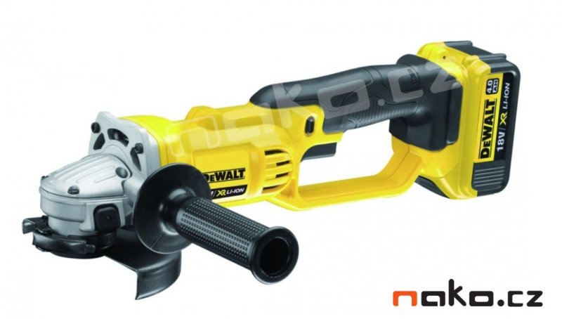 DeWALT DCG412M2 aku úhlová bruska (2x 4,0 Ah)