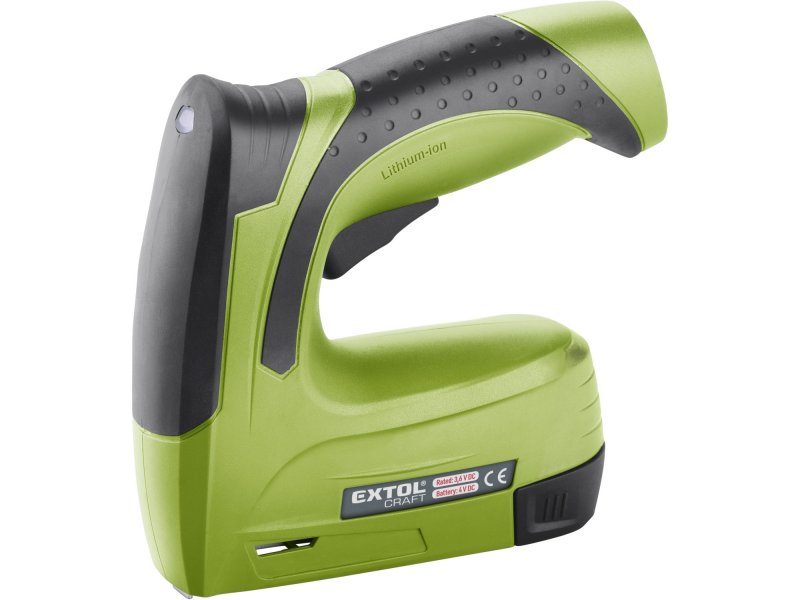 EXTOL CRAFT 402901 aku sponkovačka a hřebíkovačka, 4V LiIon 1,3Ah, USB Obrázek