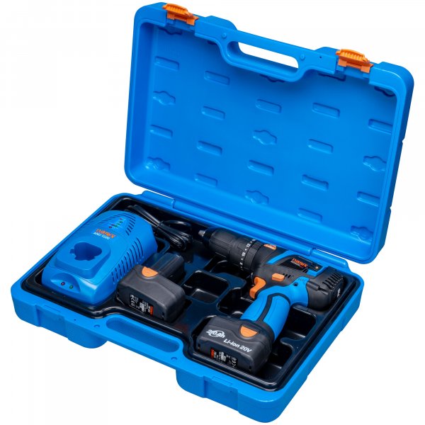 NAREX ASP 202-2B (2x2Ah) bezuhlíková aku příklepová vrtačka - 67 Nm Obrázek