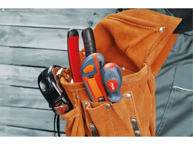 EXTOL PREMIUM 421 kapsář na nářadí kožený bez opasku Obrázek