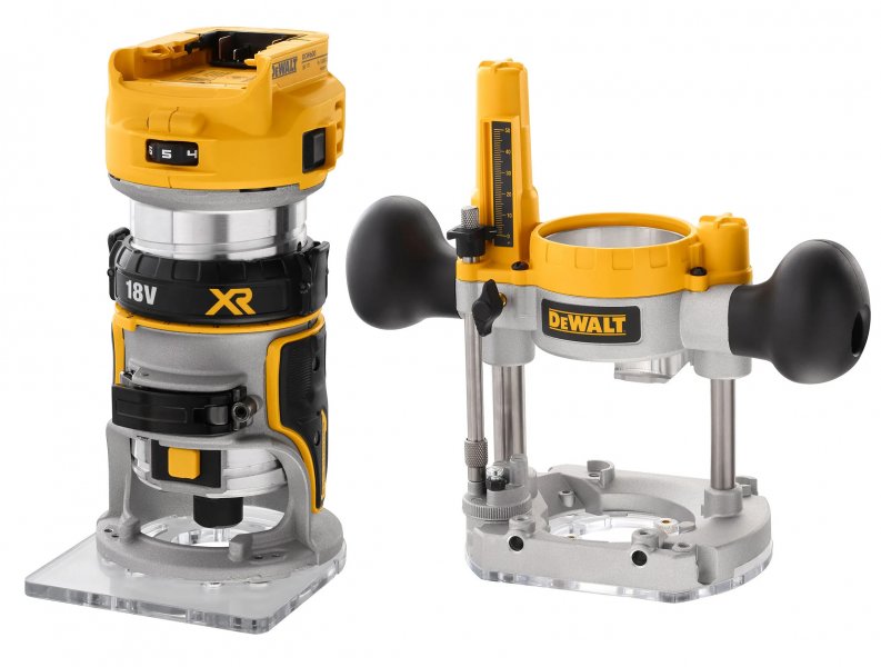 DeWALT DCW604 + Tstak (verze bez aku) aku frézka s ponornou základnou Obrázek