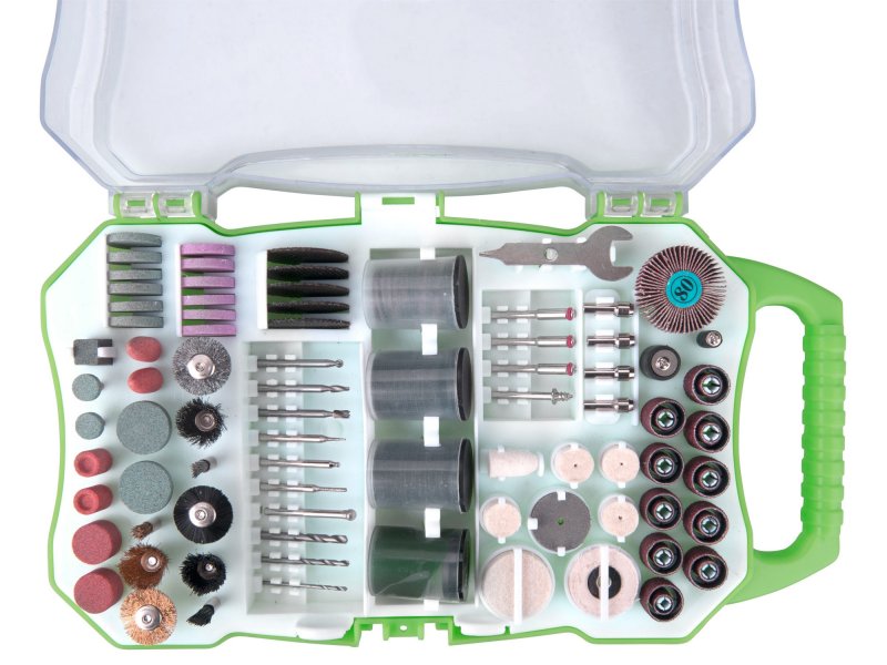 EXTOL CRAFT 903771 sada nástrojů do přímé brusky, 3,2mm, 208ks