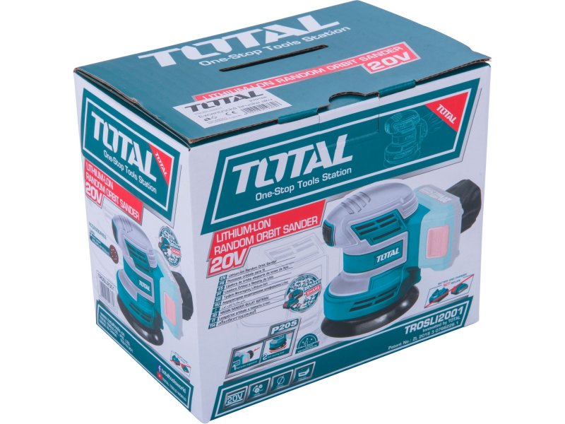TOTAL TROSLI2001 aku excentrická bruska 125mm 20V LiIon P20S, bez akumulátoru Obrázek
