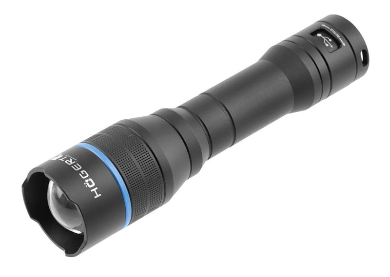 HOGERT HT1E414 svítilna ruční nabíjecí 1000 lm LED 2Ah USB-C Obrázek