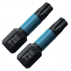 MAKITA B-63688 torzní bit 1/4" Impact Black T25, 25mm 2 ks