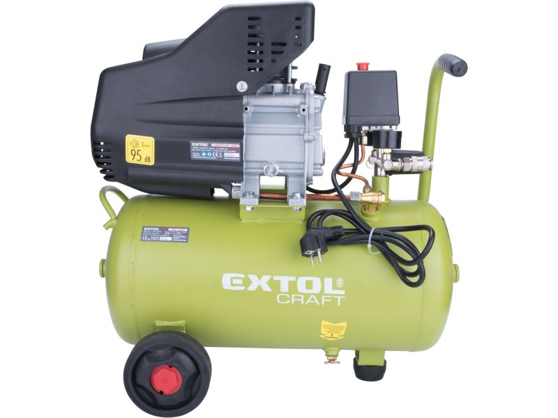 EXTOL CRAFT 418201 kompresor olejový pístový, 1100W 24l Obrázek