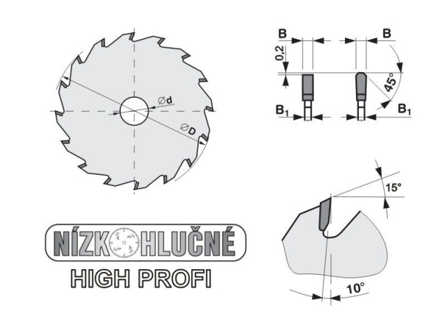 PILANA pilový kotouč 250x3.2x30 z80 225397-11 TFZ L Obrázek