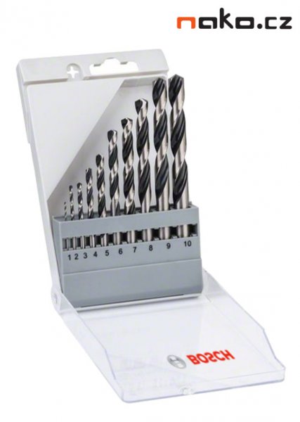 BOSCH HSS PointTeQ 1-10mm sada vrtáků do kovu Obrázek