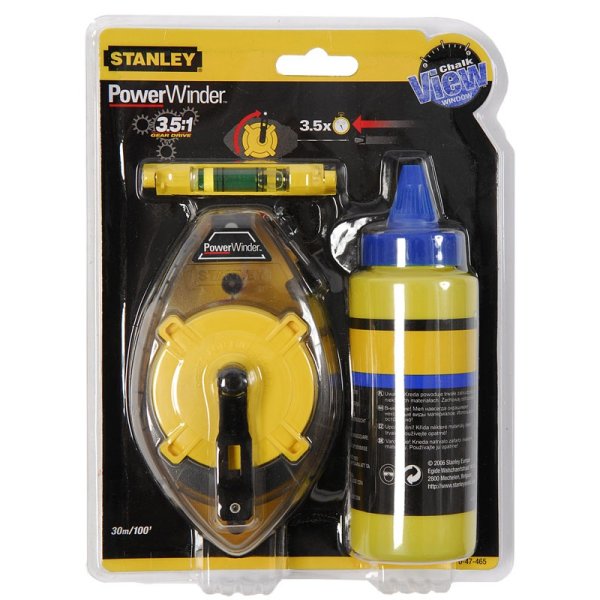 STANLEY 0-47-465 sada s lajnovací šňůrou PowerWinder Obrázek