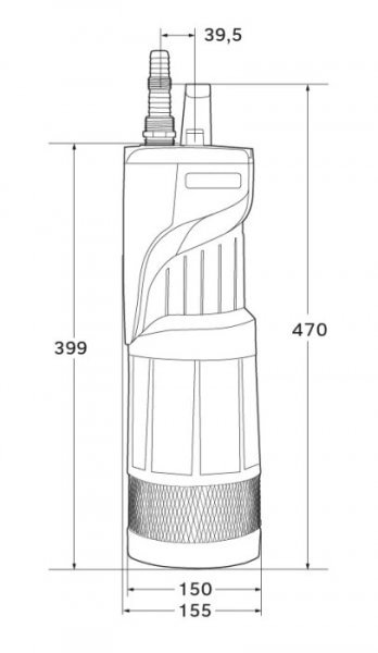 Ponorné čerpadlo EASY DEEP 1000 A - NV Obrázek