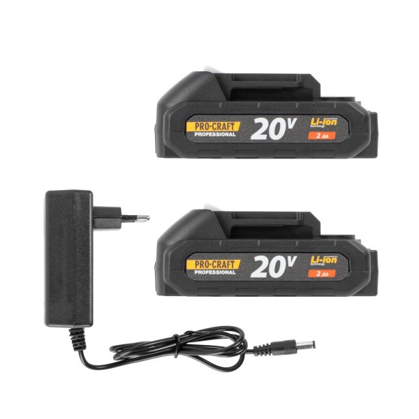 PROCRAFT PTA24 nožový aku vyžínač LiIon 20V 2x 2Ah LiIon (PTA24-2B) Obrázek