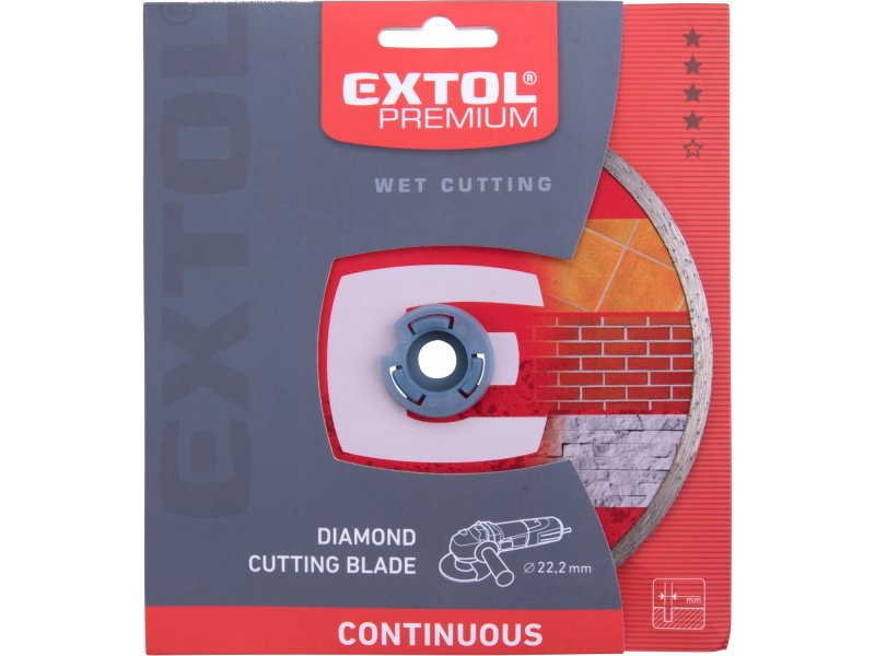 EXTOL PREMIUM kotouč diamantový celoobvodový pr. 230, 108735