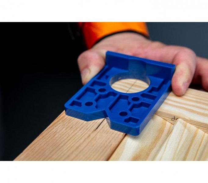 GRAPHITE 57H002 sukovník 35mm a šablona na nábytkové panty Obrázek