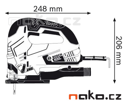 BOSCH GST 90 BE přímočará pila 650W (Profi) Obrázek