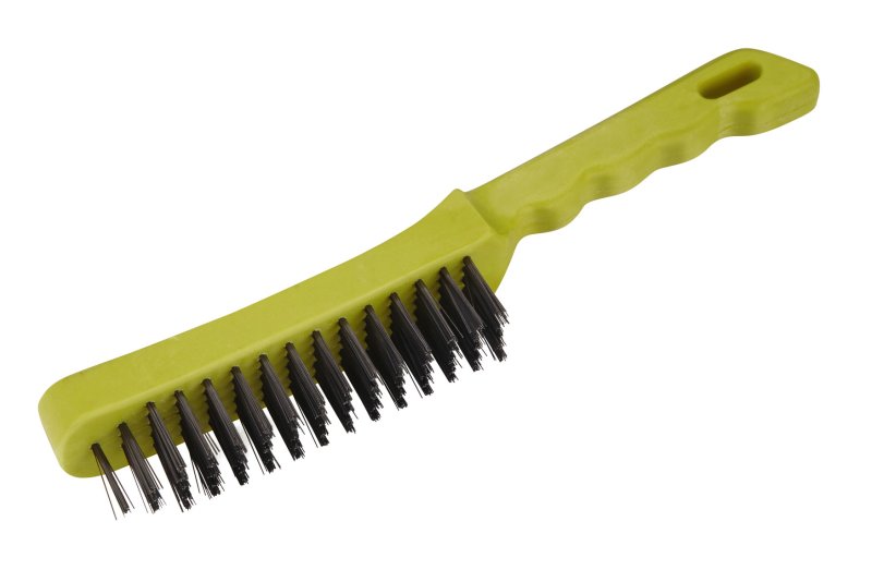 EXTOL CRAFT 960015 kartáč ocelový 5 řadý, plastová rukojeť 275mm
