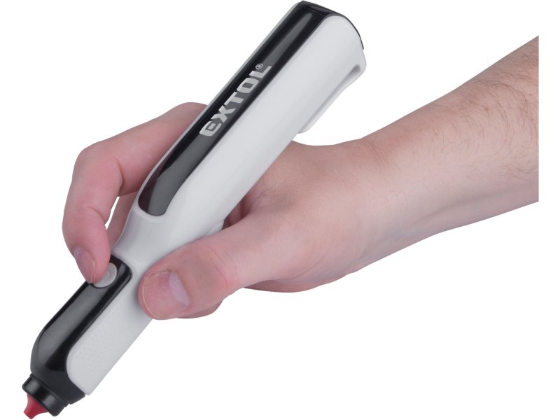 EXTOL PREMIUM 8891503 tavné lepící aku pero 7,2mm 4V LiIon 2Ah USB Obrázek