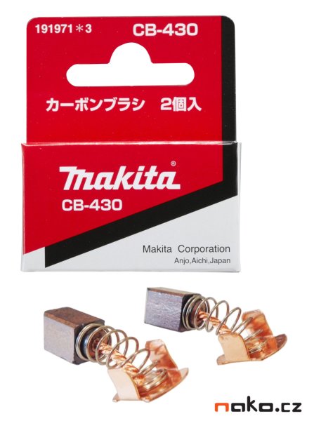 Makita uhlíky CB-430 191971-3 Obrázek