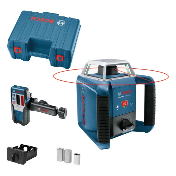BOSCH GRL 400 H + LR1 + BT 150 + GR 240 stavební rotační laser Obrázek