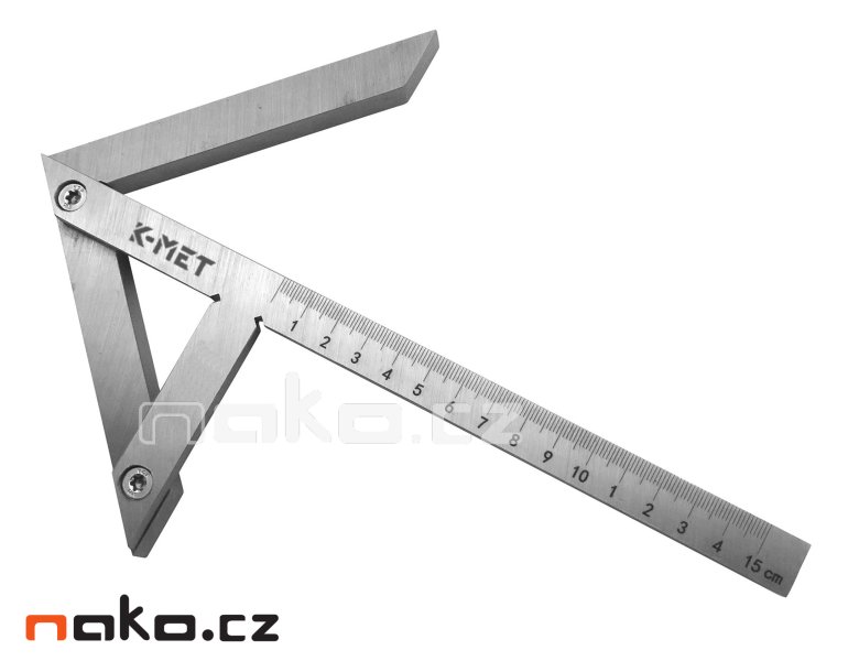 K-MET 4062-1 úhelník středící 150x130/180mm