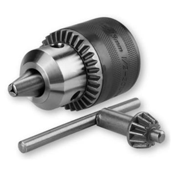 Tříčelisťové vrtačkové sklíčidlo 3–16 mm s kličkou s upínacím závitem 241320, 16 Z-1/2 Obrázek