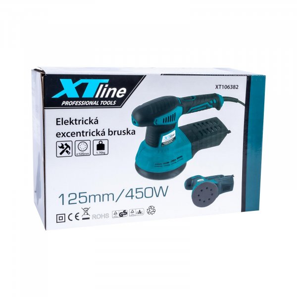XTline XT106382 excentrická bruska 125mm