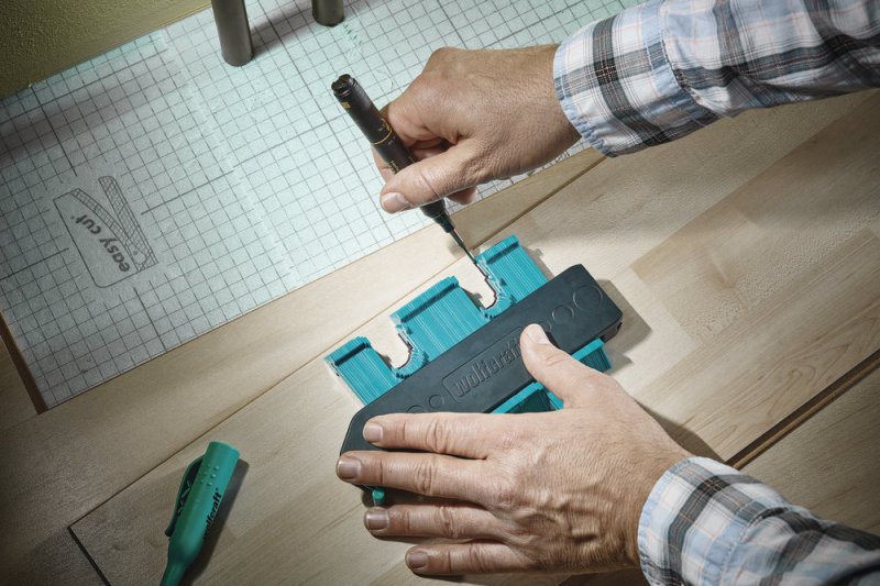 WOLFCRAFT 6949000 obrysová šablona na přenos tvarů Obrázek