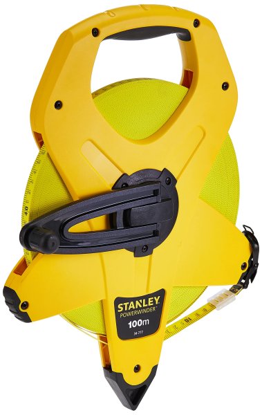 STANLEY pásmo PowerWinder s plastovou páskou 100 m x 12,7 mm Obrázek