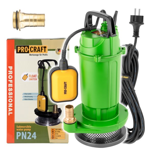 PROCRAFT PN24 kalové ponorné čerpadlo 750W