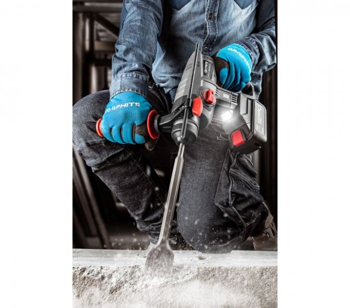 GRAPHITE ENERGY+ 58G027 kombinované aku kladivo SDS+ 18V Li-Ion bez akumulátoru Obrázek