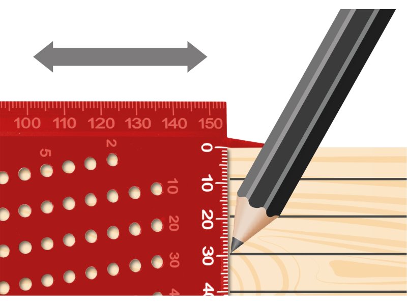FORTUM 4784104 úhelník truhlářsky 3D víceúčelový, 215x72x63mm AL Obrázek